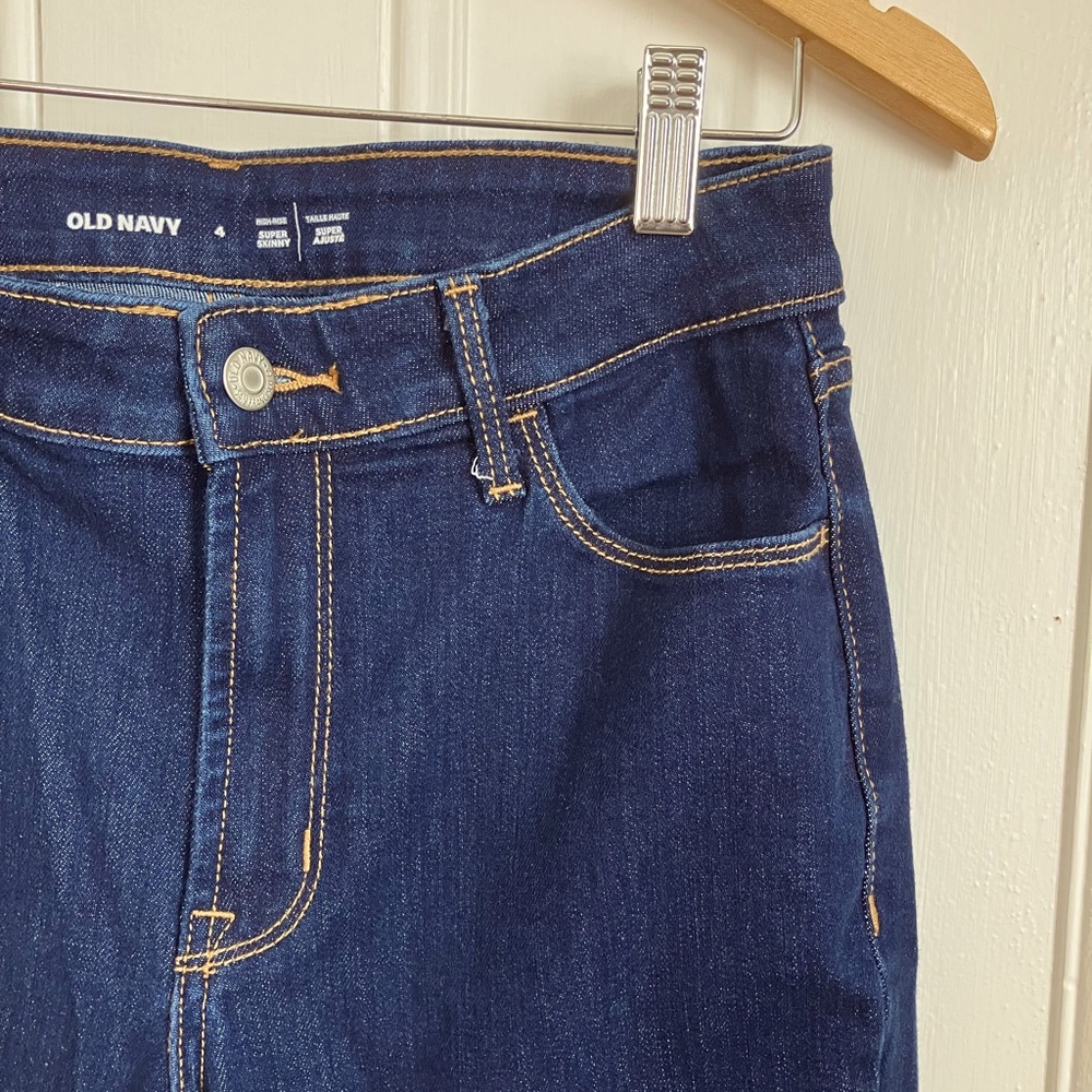 High Rise Super Skinny Wow Ankle Jeans 4